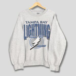1990 Tampa Bay Lightning NHL Sweatshirt, Retro Tampa Bay Lightning Hockey Shirt